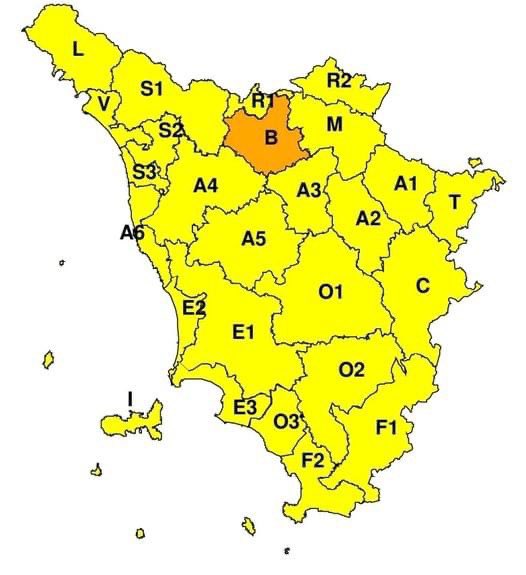 🟠 #Allertameteo #arancione per rischio idrogeologico sull'area Bisenzio e Ombrone Pistoiese dalle 21 di oggi alle 18 di domani.
🟡Allerta gialla sul resto della Toscana fino alle 18 di domani.

 Maggiori info su 👉 regione.toscana.it/allertameteo
#CroceRossa #CriToscana