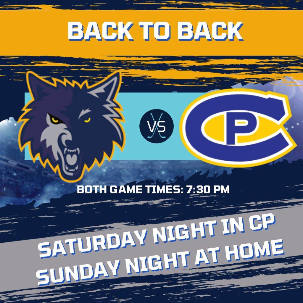<a href="/JrBTimberwolves/">Renfrew Timberwolves</a> hit the road this weekend in their first game of 2024 Saturday night and back at home Sunday night in a back to back match up against <a href="/CPCTier2/">Carleton Place Canadians JR B</a> 

Happy New Year! Let’s play some hockey 🏒