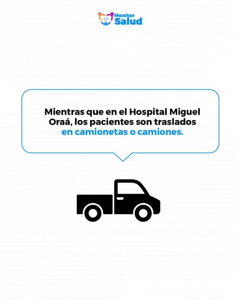 ReporteYa's tweet photo. #5Ene #MonitorSalud
¿Qué consecuencias ha traído la falta de unidades para movilizar a los pacientes?
- El Hospital Victorino Santaella, las ambulancias son una incógnita, y los pacientes tienen que esperar a que haya alguna disponible.
- El Hospital Luis Ortega depende de Defensa Civil y Servicios 911 para trasladarlos (3/3)
https://t.co/BfIegezkDZ