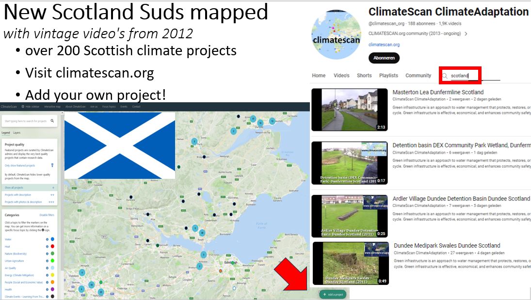 The reason why people like #Scotland? Early adoptor of Sustainable urban drainage & #climateadaptation... lets be like Scotland new videos: youtube.com/@climatescan_o… new projects: climatescan.org add your own...