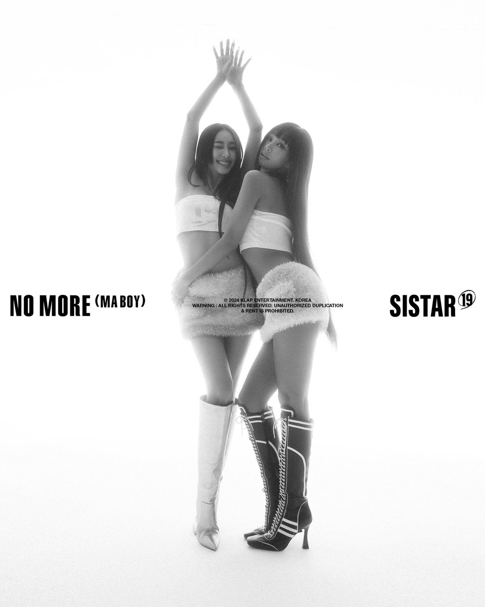 YoonBora_Sistar's tweet photo. 씨스타19(SISTAR19) DIGITAL SINGLE 
'NO MORE (MA BOY)'
 
CONCEPT PHOTO #1
 
🎧 2024. 01. 16. 6PM (KST)
 
#SISTAR19 #씨스타19
#효린 #HYOLYN
#보라 #BORA
#NOMORE_MABOY
#20240116_6PM https://t.co/mCKjUQdkhX
