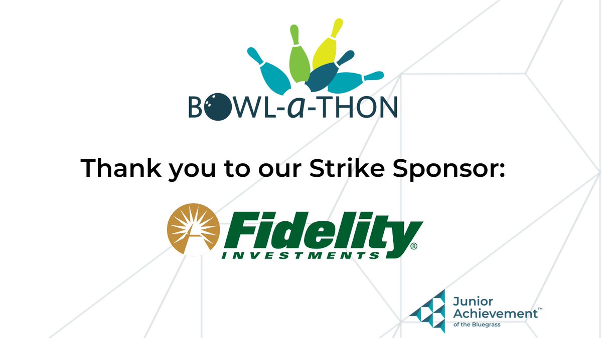JABluegrass's tweet photo. Thank you to our Strike Sponsor--Fidelity Investments! Our Bowl-a-Thon will be held on Jan 26, 3-5 pm at Southland Lanes in Lexington. Please go to https://t.co/TakJcMU4oo to learn more, become a sponsor, and/or register a team! #jabluegrass #juniorachievement #bowlathon https://t.co/bNIZ9oUP9o