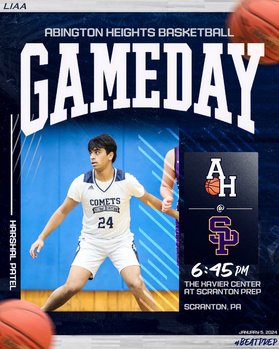 AHCometsBBB's tweet photo. GAMEDAY
The Xavier Center plays host to a matchup between the undefeated Abington Heights Comets (9-0) and the Scranton Prep Cavaliers (5-5).
#BeatPrep https://t.co/CkJyp3CFz9