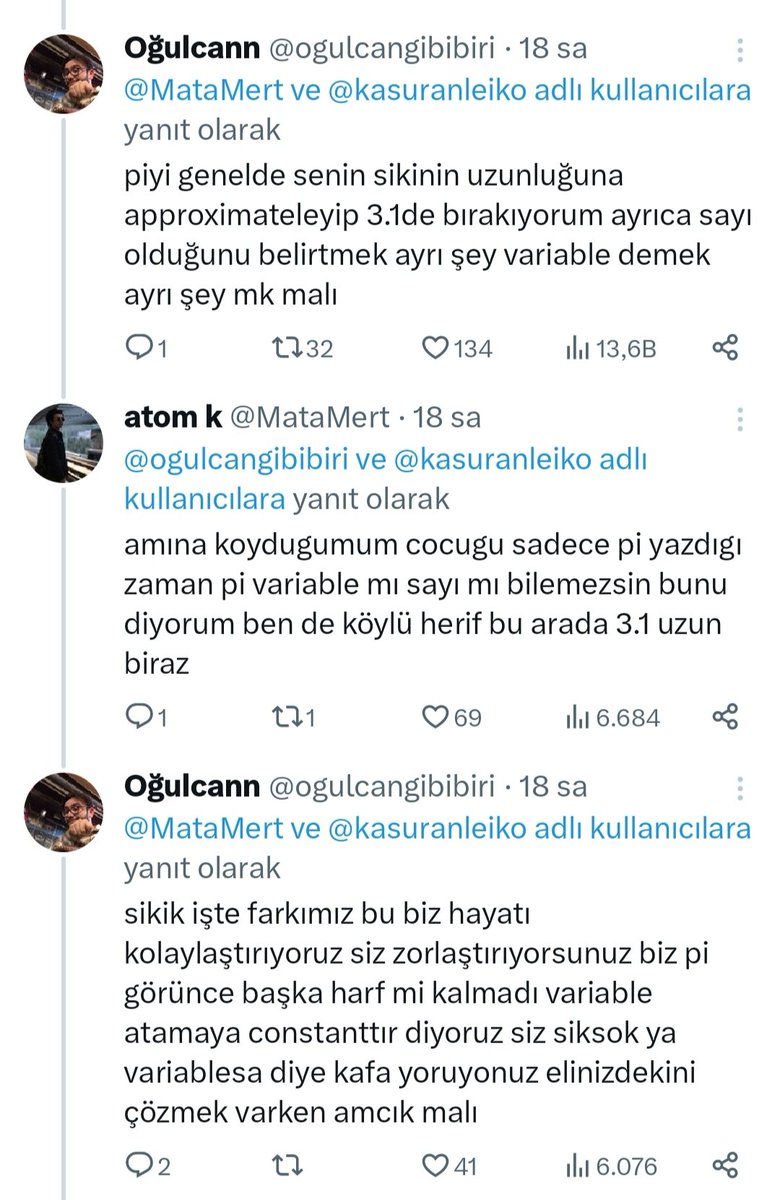 bendemooo's tweet photo. Çok uzun zamandır bu kadar kaliteli ve üstelik böyle küfürlü bir tartışma görmemiştim burada. Büyüleyici https://t.co/hOUIZRnKwD