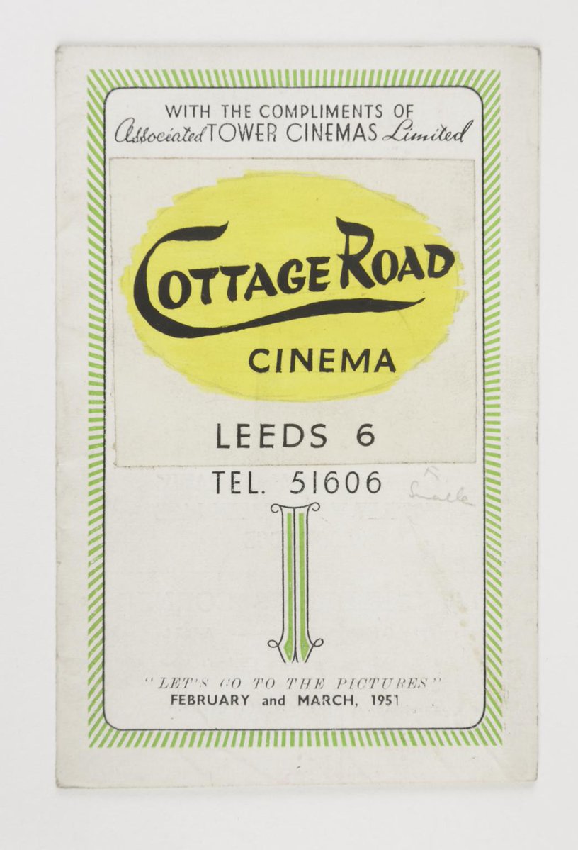 We were having a look through our archives, and found some old programmes from historic Yorkshire cinemas (inc. our friends at @HydeParkPH and @CottageRoad !) Do you have any special memories visiting these venues? Reply and tell us if they hold a special place in your heart.