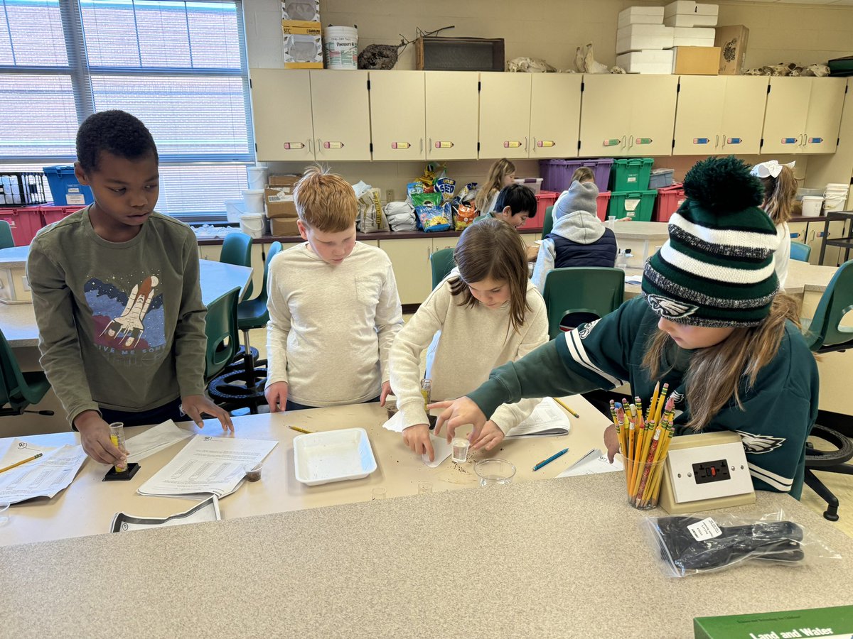 Testing the pore space in the soil components!