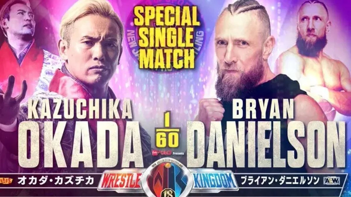global_catch's tweet photo. [Annonce] Le match entre @bryandanielson et @rainmakerXokada à #WrestleKingdom18 à obtenu la note de ⭐️⭐️⭐️⭐️⭐️.25 selon @davemeltzerWON

(@WONF4W) https://t.co/afvY7KxVIa
