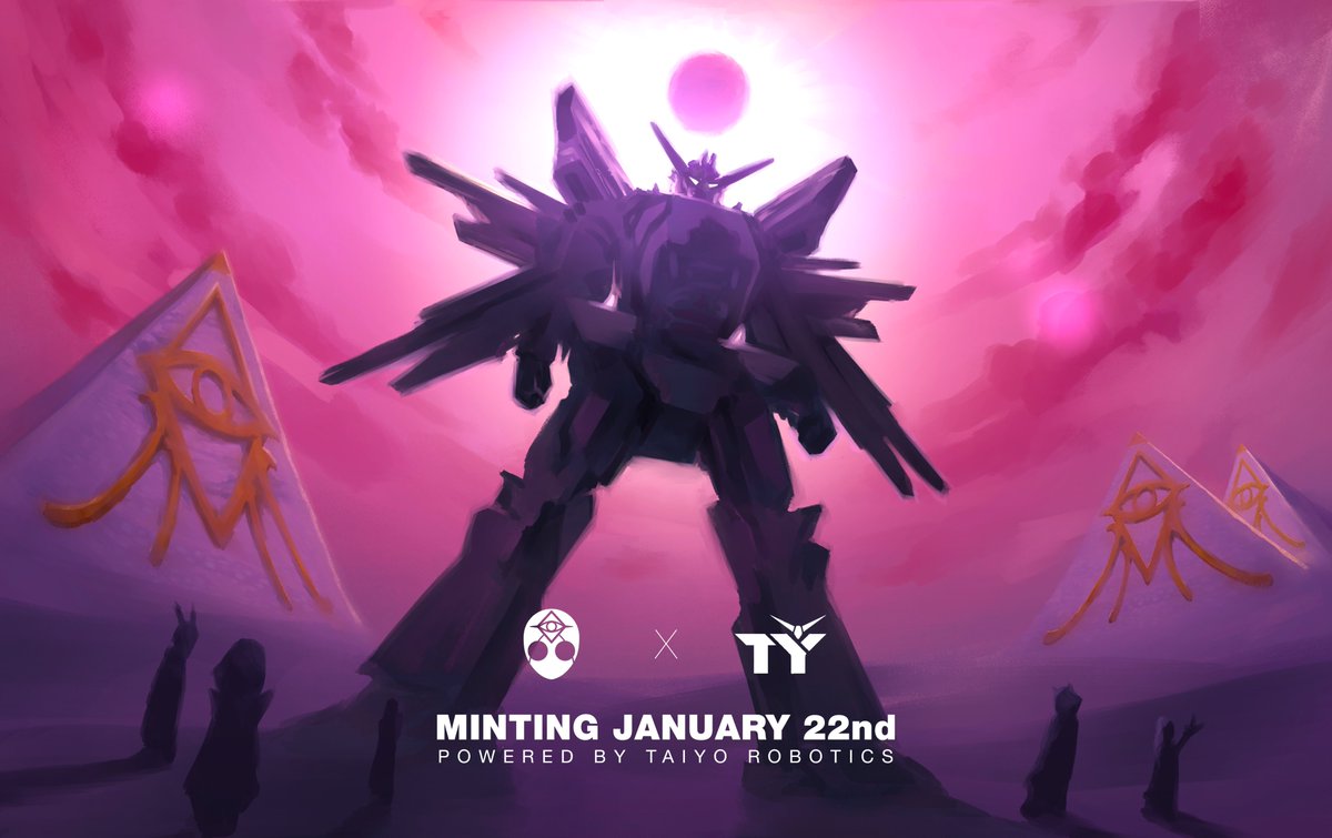 MysticMen_'s tweet image. It's happening.

Minting January 22nd on @TaiyoRobotics 

VITRIOL 👁️