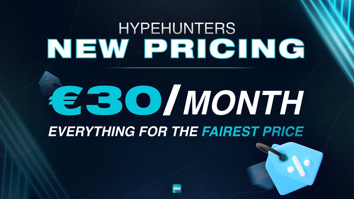 Introducing our new pricing 🏷️ Join now: whop.com/hypehunters/