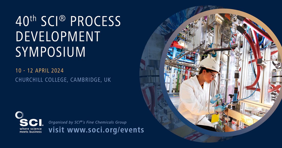 SCIupdate's tweet photo. 📢 Register now: Early bird offer ends 29 January 2024! https://t.co/FL31vSPiJo

The symposium aims to bring together a wide range of speakers from across the Pharmaceutical, Agrochemical and Fine Chemical industries, as well as from an academic background. https://t.co/3xRVXsX1FB