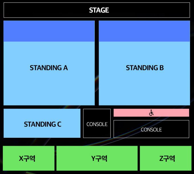2024 TEN FIRST FAN-CON

[1001] 석
A구역 14n번대

스탠딩 
B구역 45n번대  
C구역 1n번대 
C구역 2n번대 - 4n번대
C구역 8n번대  

텐 첫 팬 콘서트 티켓양도 ticket sell wts NCT 엔씨티 WayV
