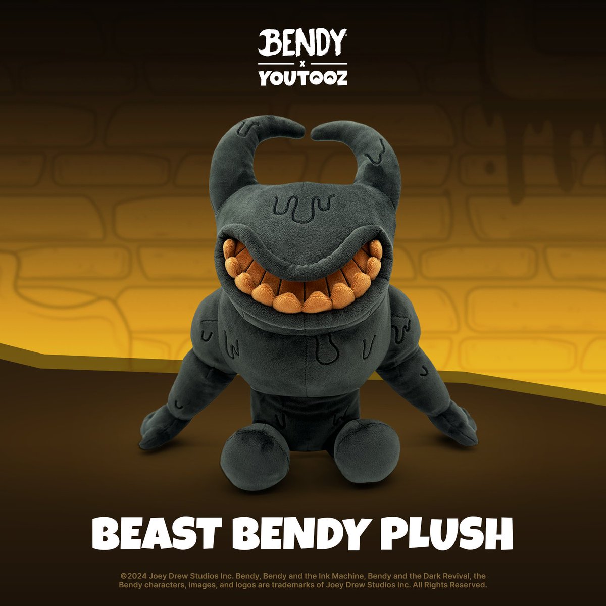 youtooz's tweet photo. would u like to have a friend? 🎞🖤

all new @bendy plushies drop jan 12th ✒️ look at boris https://t.co/enIqTi8I6O