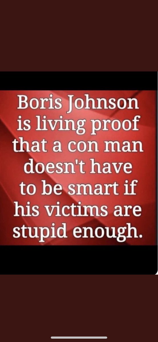 @joe022020 A great picture, a gentle reminder of what a lying, self serving, adulterant  Prime Minister looks like.

#JohnsonTruePM

There, fixed it for you. 👍