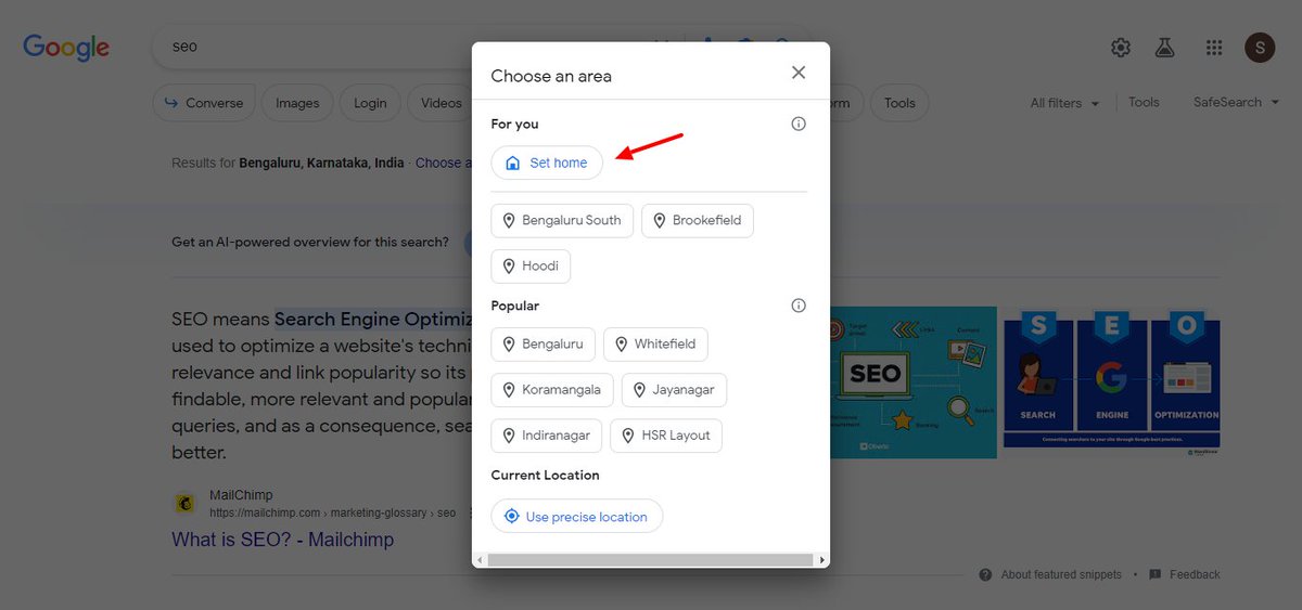 shemiadhikarath's tweet image. #GoogleSearchTips
Posting again for those who may not be aware: Setting addresses such as Home or Work on Google Search enhances your experience by providing more localized suggestions tailored to your specified locations.

@Google