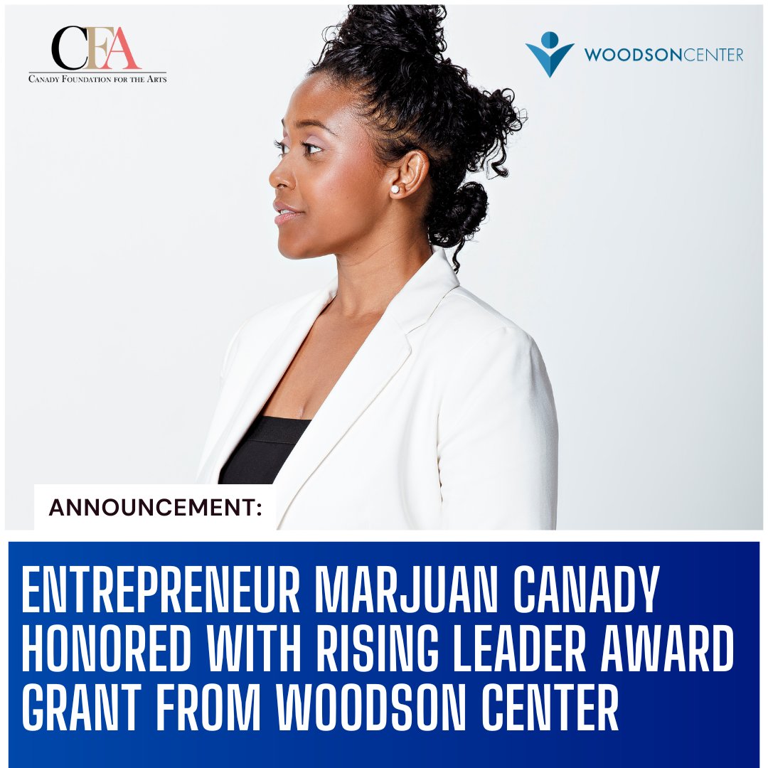✨ EXCITING NEWS! @WoodsonCenter has awarded @MarjuanCanady the Rising Leader Award! Join us as we congratulate her on being recognized as a champion for youth of color!