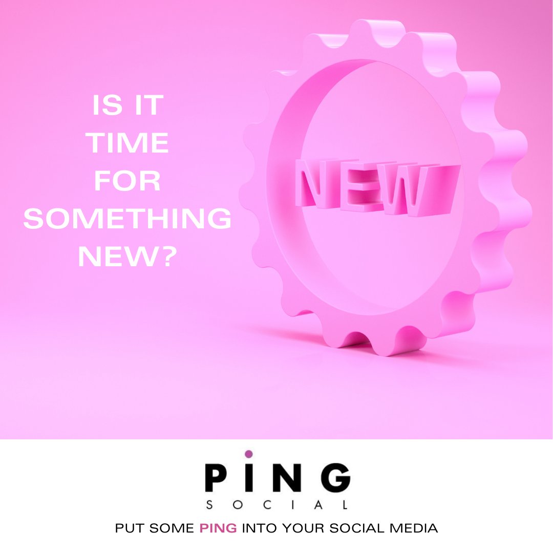 Is 2024 the time to try something new? 🤔
Get in touch and let's chat about how we can develop your platforms and maximise them 😊 no obligation, no pressure and completely jargon-free 👍

#pingsocial #socialmedia #socialmediamanagement