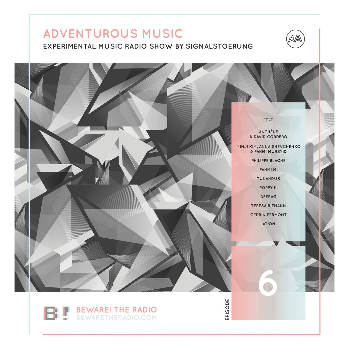 bewaretheradio's tweet image. New monthly Adventurous Music!
With:
Anthéne &amp;amp; @DavidCordero_
Minci Kim, Anna Shevchenko 6 @FahmiMursyid
Philippe Blache
Fahmi M.
False Maria
@Tukahdus
Poppy H
Defrag
Teresa Riemann
@Cdrk_Syrphe
.at/on
Fri 11pm, Tue 6:30am GMT / Mixcloud
#relativesschoensein #radio #experimental