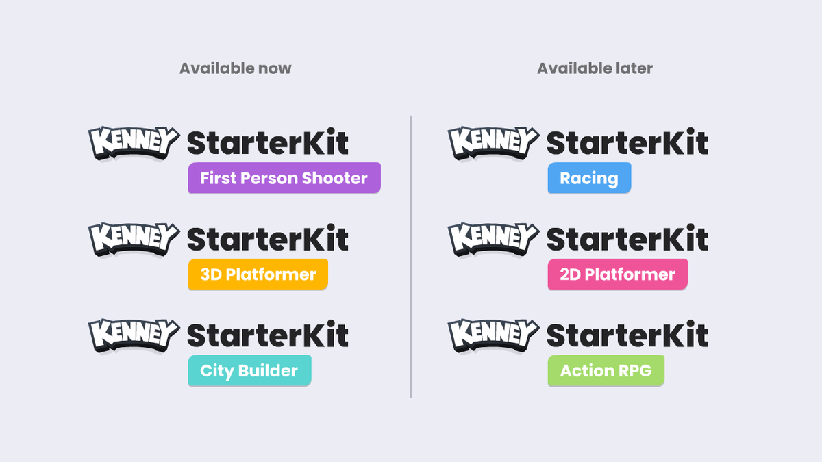 Kenney (@kenneynl) on Twitter photo Exciting news for (aspiring) <a href="/godotengine/">Godot Engine</a> users! This year I'll be releasing 3 additional Starter Kits for free covering popular genres; racing, 2D platforming and action RPGs โ๏ธ
Check out the existing Starter Kits here;
kenney.nl/starter-kits Exciting news for (aspiring) <a href="/godotengine/">Godot Engine</a> users! This year I'll be releasing 3 additional Starter Kits for free covering popular genres; racing, 2D platforming and action RPGs โ๏ธ
Check out the existing Starter Kits here;
kenney.nl/starter-kits