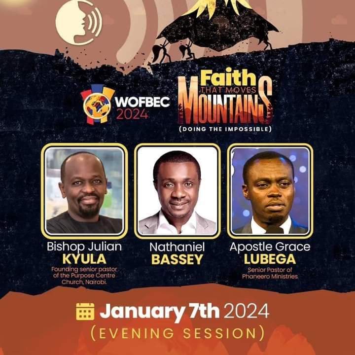 East African be Updated!
Kenyans be Updated !🇰🇪
Rev .Julian kyula Will be preaching Tomorrow  at WOFBEC 2024  During the second session  from 3 pm ( EAT)
And also on Sunday During the  third session From 7:30pm  (EAT)
The Livestream link.
👇
youtube.com/live/LYku2AFEF…

#WOFBEC2024