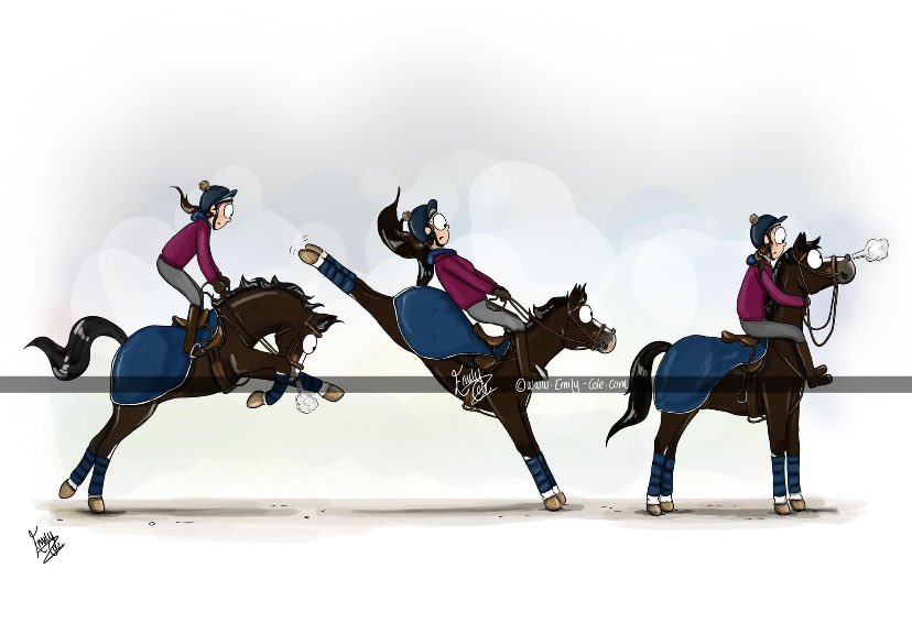 SuccessEques's tweet photo. #repost @emilycoleillustrations winter riding?! 😂😂 #hangontight #equestrians https://t.co/uzbwVBnrgf