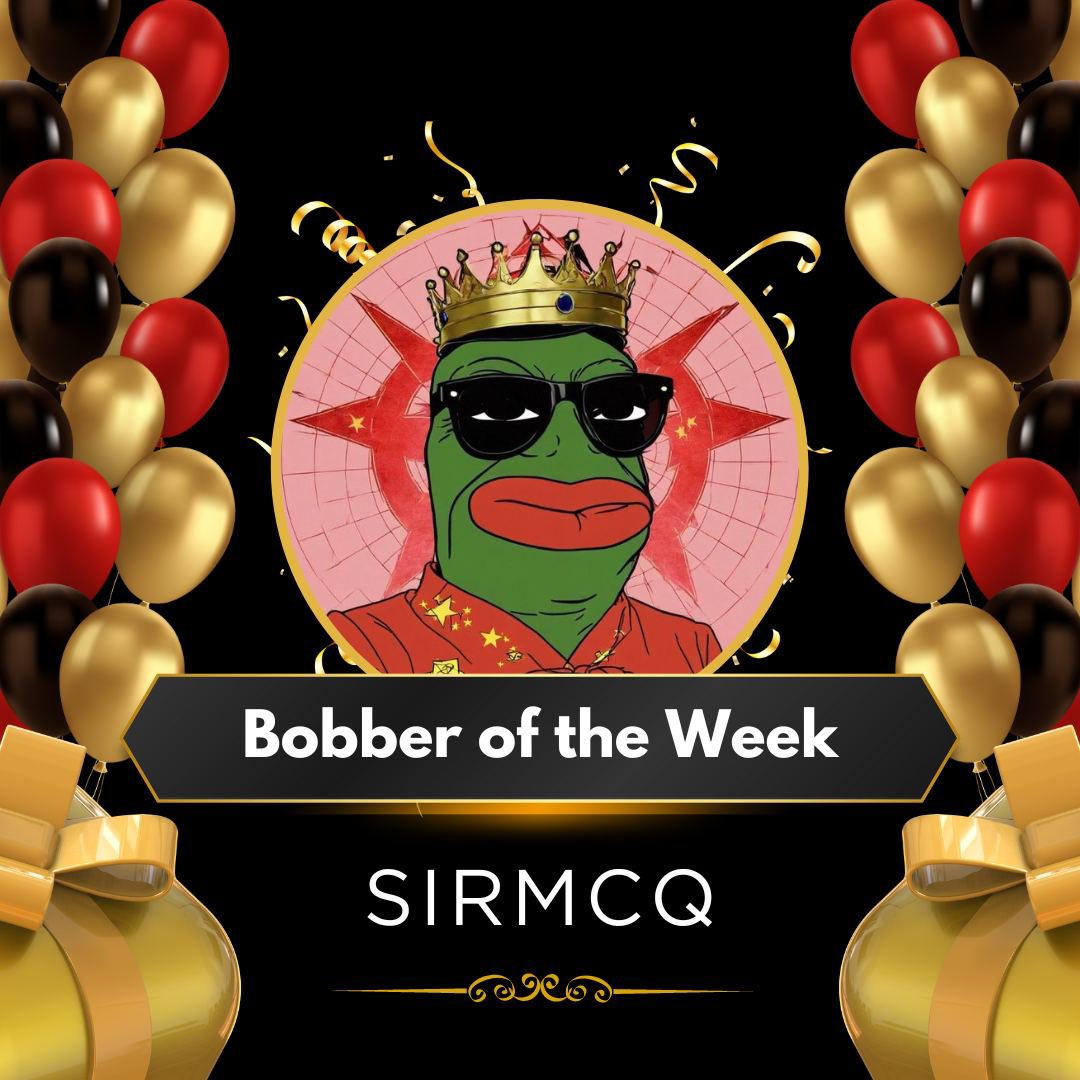 BobEthToken's tweet photo. Hi frens, each Friday we’ll be shouting out one of our many dedicated & hard-working community members, and we are honored to start this weekly event by showing our appreciation for @mrmcq14 💚

Thanks to everyone for all your support, stay tuned for the next community member highlight! $BOB