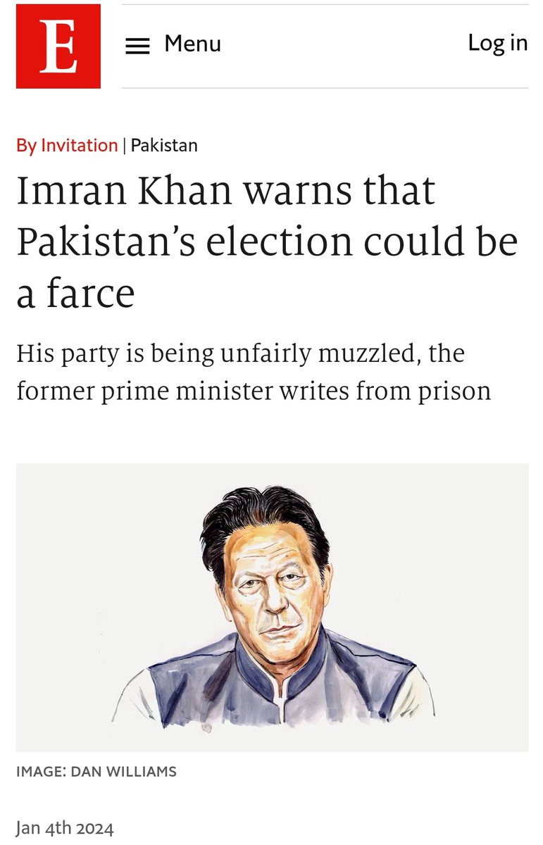 GMehvishali's tweet photo. It is surprising how an undemocratic caretaker minister Solangi, whose tenure expired more than 2 months ago and under whose illegitimate government, Pakistan witnessed the worse human rights violations including a harsh crackdown on media personnel, a blackout of rational voices, and the suppression of freedom of speech and expression, has the audacity to lecture a globally renowned media house that has become the voice of an individual unjustly incarcerated for the past 154 days. This tells a lot about the concerning state of affairs in Pakistan, where the constitution has been completely suspended, and fundamental human rights are being grossly violated. Thank you to @TheEconomist  for amplifying the voice of Imran Khan, who represents the sentiments of millions of Pakistanis not only in Pakistan but globally.
#PakistanUnderFascism 
#بھاگنا_نہیں_مقابلہ_کرو