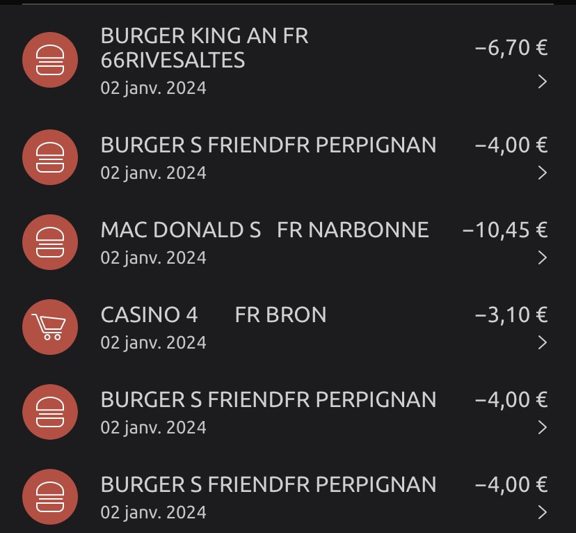 fernandezguil19's tweet photo. @BurgerKing  je suis venu chez vous mais on m’a prélever:6,70€,4€,4€,4€ alors que j ai dépenser que 6,70€.
Je dois voir avec ma banque ou avec vous ? https://t.co/o6HPl3p7M1