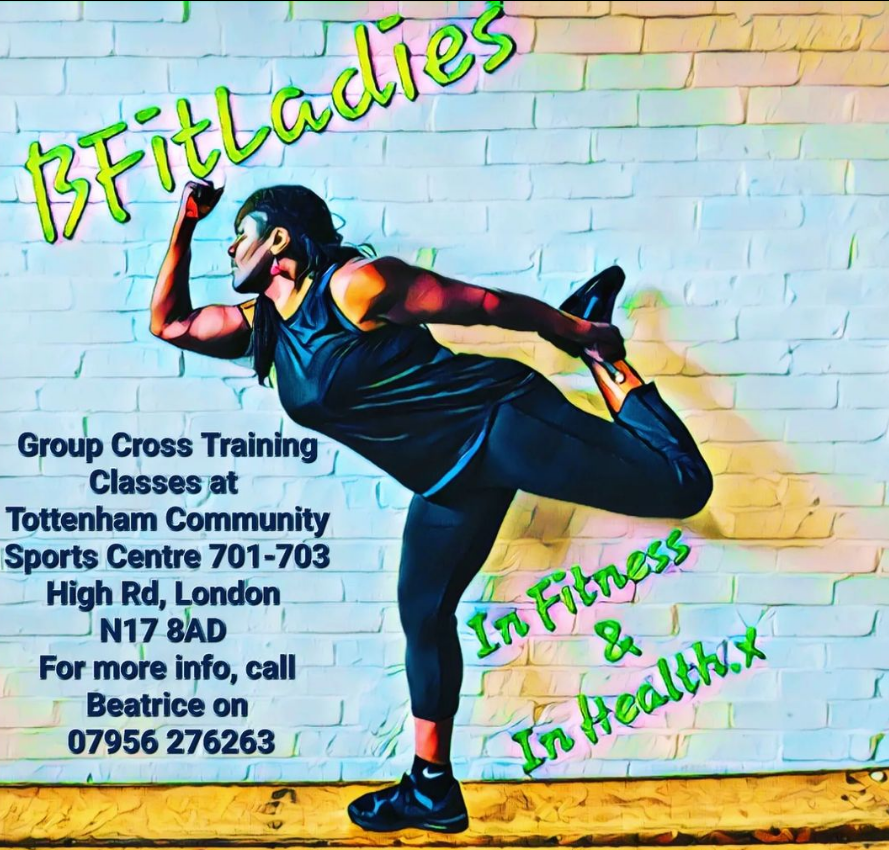 #Group #CrossTraining with @bfitladies is back this Saturday!  

Times: 9.00am to 11.00am in our #weightsgym

See poster.  

#looseweight #getfit #TottenhamCommunitySportsCentre #Tottenham #Haringey #BruceCastleWard #NorthumberlandParkWard #fitnessgoals2024💪🏋️👊