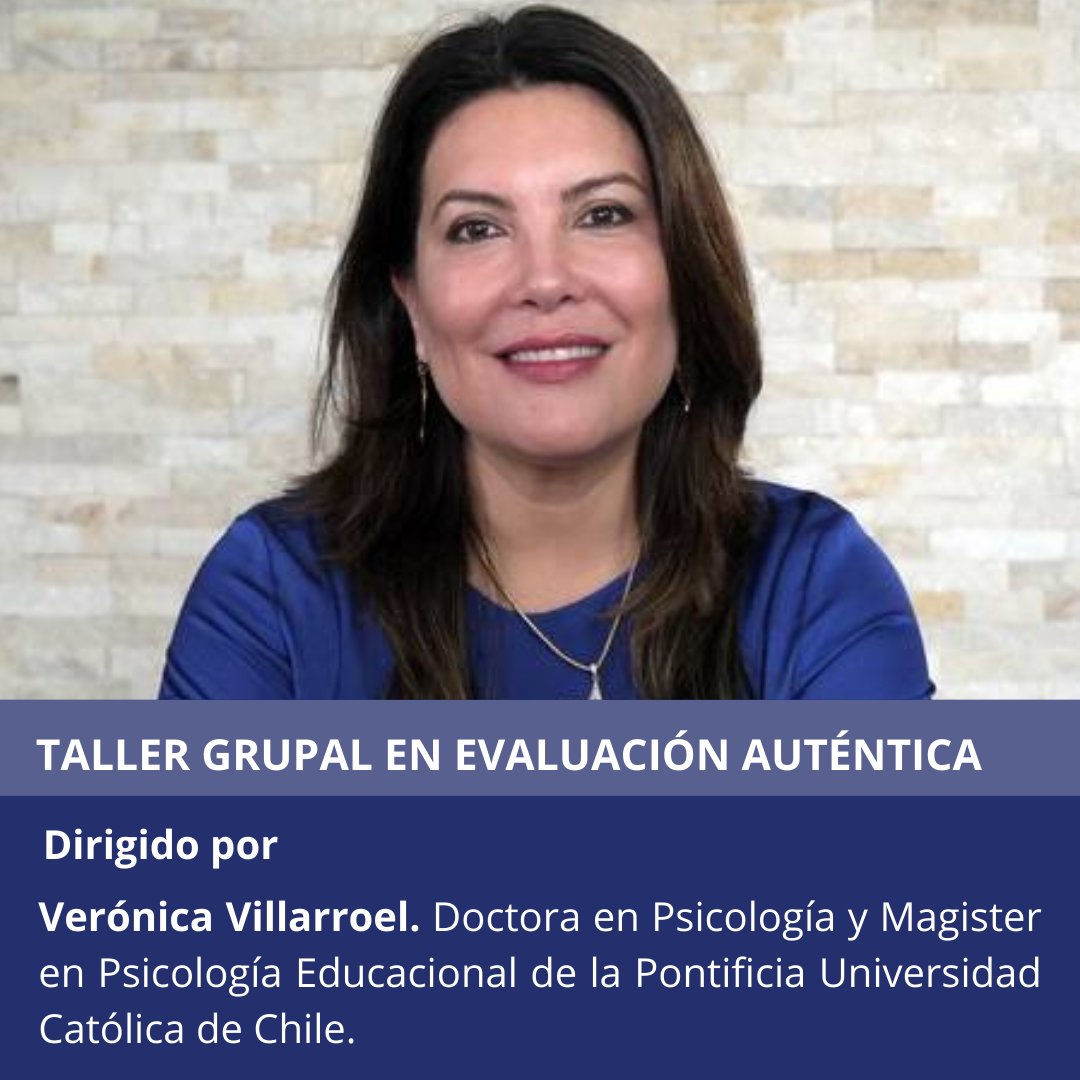 📣 ENERO 2024

Taller GRUPAL en Evaluación Auténtica

El taller será dirigido por Verónica Villarroel. Doctora en Psicología y Magíster en Psicología Educacional de la UC

📅 Habrá 4 opciones de fechas y horarios para enero 2024

🔗 Más información en la bio.