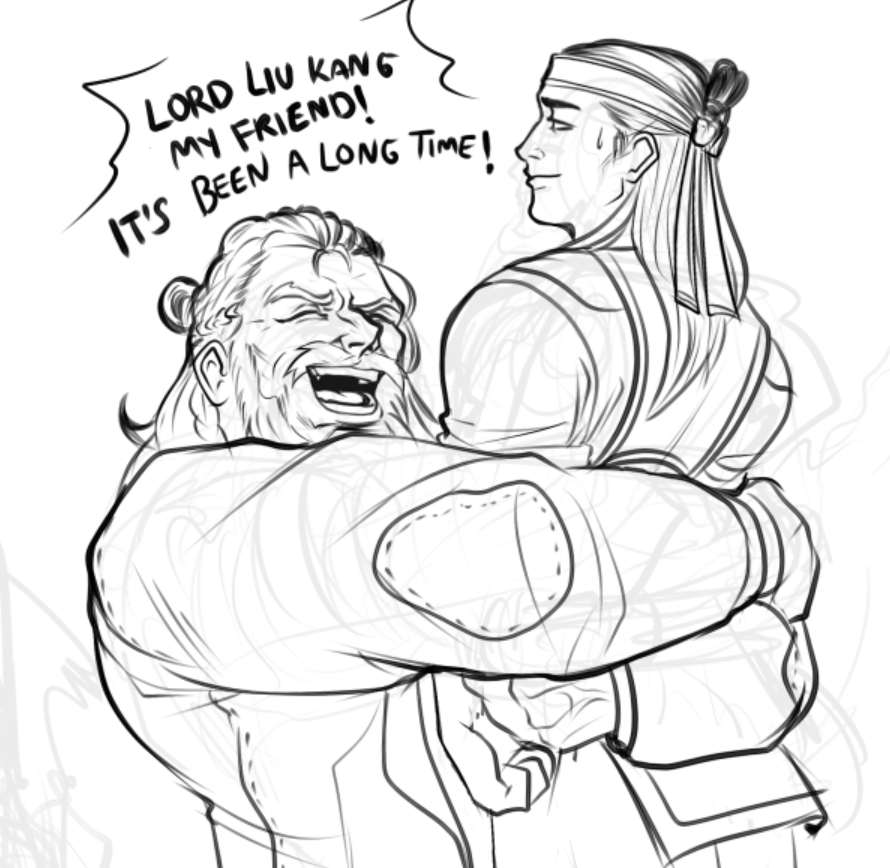 sneak peek of the wip for my other MK1 OC 