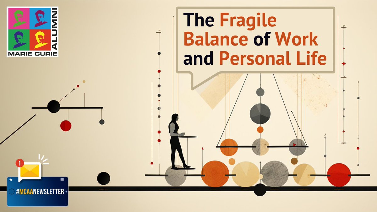Marie Curie Alumni Association (MCAA) (@mariecurie_alum) on Twitter photo 📢 The 37th #MCAAnewsletter has been published!
Read more about a critical issue such as the #Balance of #Work and #Personal #life
<a href="/GianMariaGreco/">Gian Maria Greco</a> and <a href="/alexdubini/">Alexandra Dubini</a> contributed to the letter from the Board on this issue.
Read the issue here: mariecuriealumni.eu/newsletters/37… 📢 The 37th #MCAAnewsletter has been published!
Read more about a critical issue such as the #Balance of #Work and #Personal #life
<a href="/GianMariaGreco/">Gian Maria Greco</a> and <a href="/alexdubini/">Alexandra Dubini</a> contributed to the letter from the Board on this issue.
Read the issue here: mariecuriealumni.eu/newsletters/37…