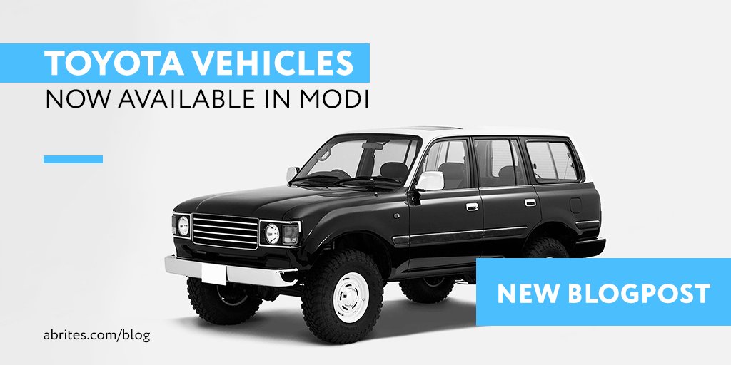 MODi_diagnostic's tweet photo. In this week's blog we turn our attention to MODI and its expansion into the world of Toyota. 
Read more here: https://t.co/xDg0j9to8h https://t.co/34qiteTD2h