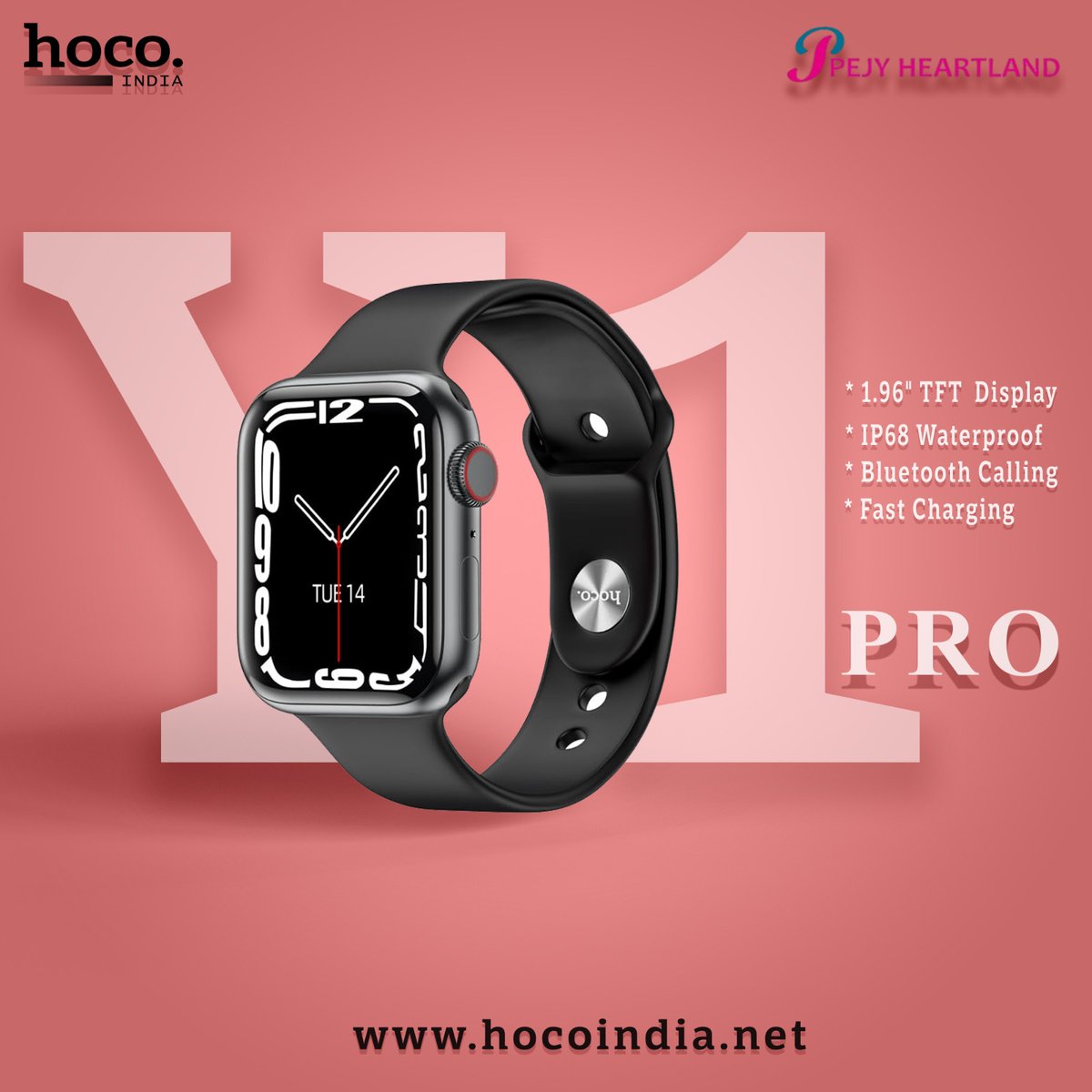 hocoindiaa's tweet photo. 🌟 Unleash the Power of Time with Hoco India's Y1 Pro Smart Watch! ⌚✨
#HocoIndia #Y1ProSmartWatch #TechInStyle #SmartWatchGoals #AmazonFinds #FlipkartSteals #TimeToUpgrade #smartwatch #fitnessgoal #watch #digitalwatch #technology
🔗 Shop now on Amazon: https://t.co/V7VwJdQ0Fj https://t.co/dojcSlxCmw