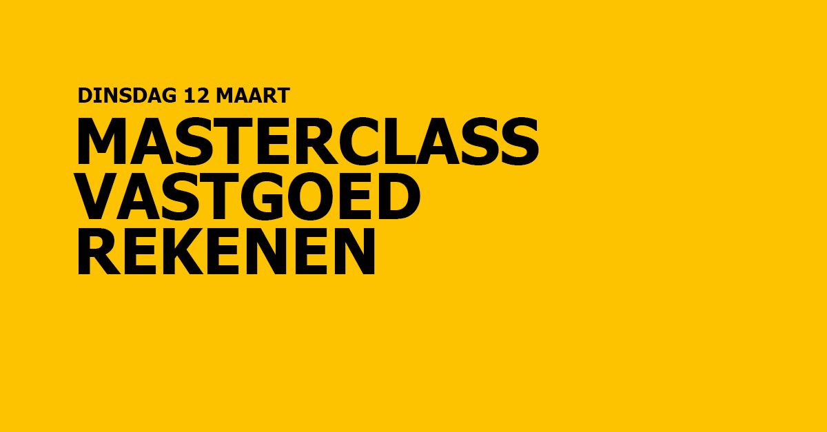 Wilt u ook slimme analysemodellen in Excel leren bouwen om alle vastgoedkansen en financiële projectrisico's in kaart te brengen? Dat leert u op onze Masterclass Vastgoedrekenen. In 2 dagen wordt u financieel vastgoedregisseur. Schrijf u in bit.ly/3S5awHn
