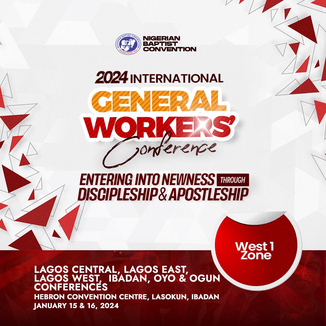 OfficialNBCHQ's tweet photo. More locations of Int'l General Workers Conference.
#ChristianWorkers #WorkersConference #NigerianBaptistConvention https://t.co/qlbQMyVdm7