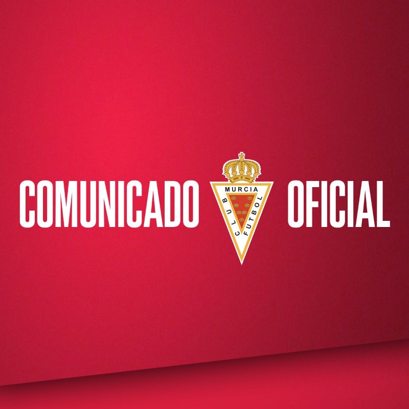 realmurciacfsad's tweet photo. COMUNICADO OFICIAL | Felipe Moreno hace frente a la totalidad de la deuda con la Seguridad Social.
