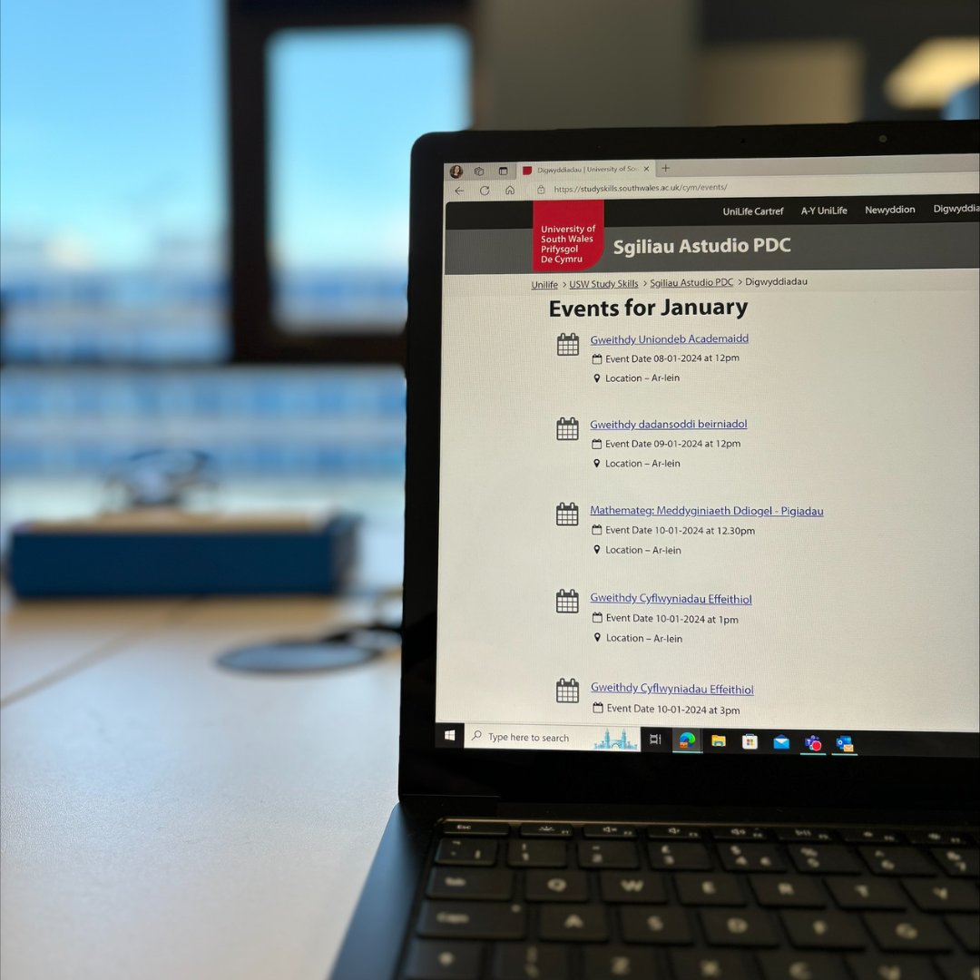 USW_StudySkills's tweet image. Blwyddyn Newydd Dda! 🎉

Oes gennych chi aseiniadau ar y gweill ac angen cymorth ychwanegol? Rydyn ni yma i helpu! Mae llawer o weithdai Sgiliau Astudio ar-lein wedi'u trefnu ym mis Ionawr i'ch cefnogi.

studyskills.southwales.ac.uk/cym/events/

#usw #sgiliauastudio #gweithdy
