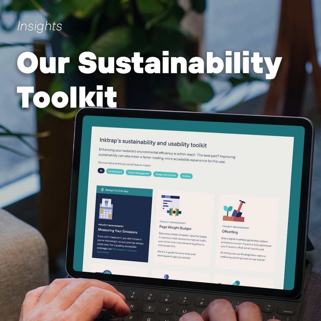 Did you know that the ICT industry is responsible for between 2-3% of global greenhouse gas emissions? To understand more about the carbon footprint of digital products, and how we can go about reducing it, check out our sustainability toolkit: vist.ly/tpi4
#design