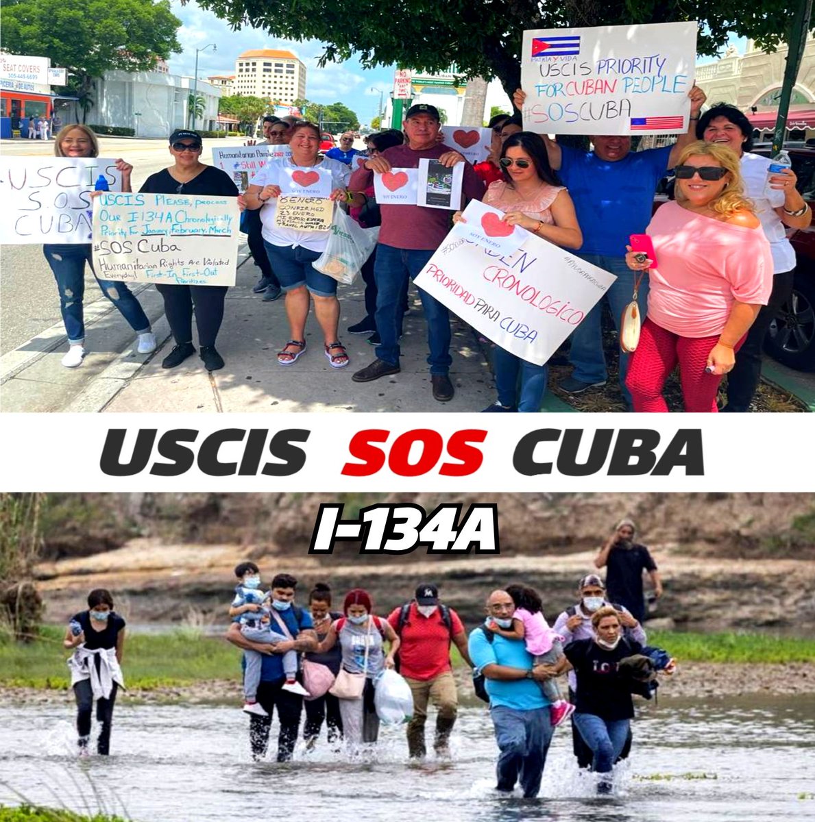 angel9083624322's tweet photo. @POTUS @StateDept @POTUS @JoeBiden @KamalaHarris @VP election year, Cuban American citizens waiting for a response to their #humanitarianparole cases waiting for their families, as @SolisAnnouncer said we must show gratitude and these citizens owe it to you.#i134a https://t.co/pnVhHkHNb0