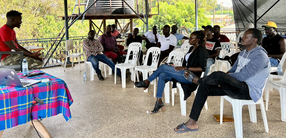 Creative meetup happening right now in Gulu at <a href="/ElephanteComns/">Elephante Commons</a>.