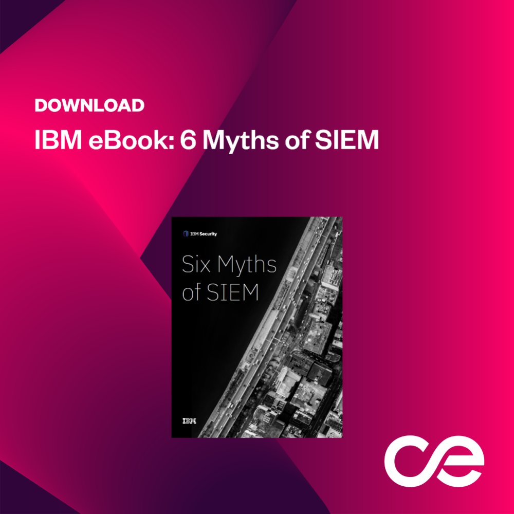 SIEM solutions can empower your security teams and maximise your resources. Read IBM's eBook here to discover six of the most common myths about SIEM solutions, and why they’re false: bit.ly/48IeWty #IBMSecurity #IBMQRadar #QRadarSuite #ThreatDetect @IBMUKI