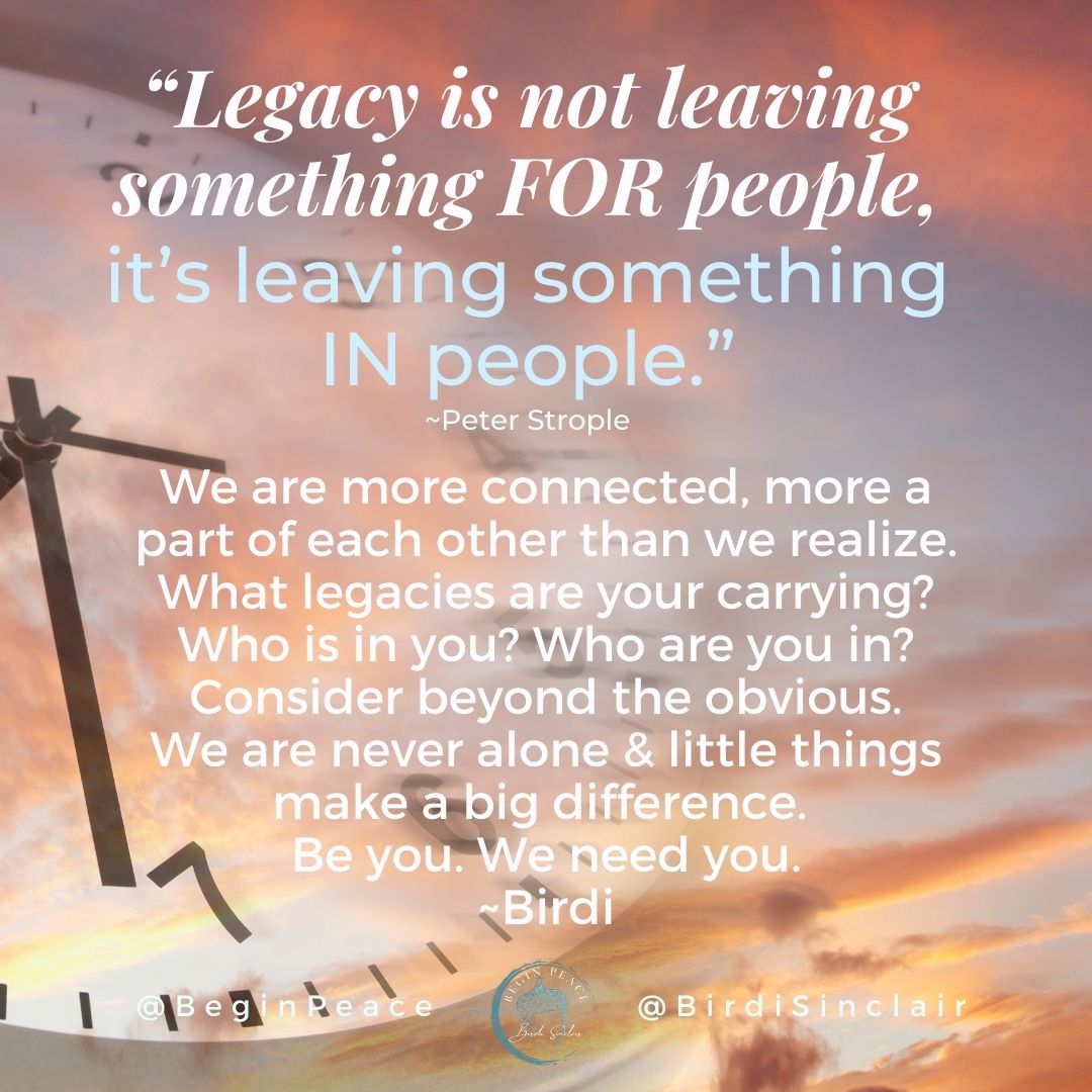 BirdiSinclair's tweet photo. Whose legacy do you carry in your mind, stories, hands? This can be from those we love, our lineage, and those we may have never met who have influenced our souls and thoughts. These marks on our souls can happen in moments. Search your heart, begin from there. What's your mark? https://t.co/y3bLl8BZDl