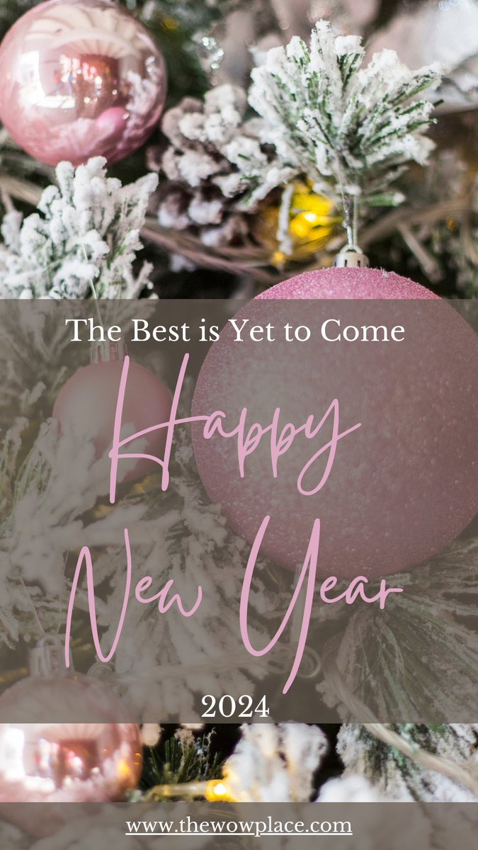 As we start this new year, let's all keep in mind that our future is in our own hands. Remember that we can always live our best lives if we just ignore the nay-sayers, have confidence in ourselves and be kind to everyone we meet on our journey. Here's to an amazing 2024!