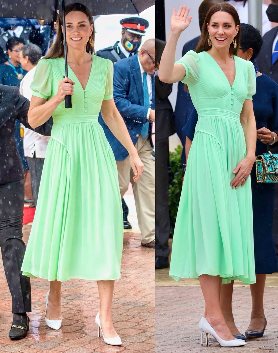 Loved this mint Self-Portrait dress on the Princess of Wales 💚✨