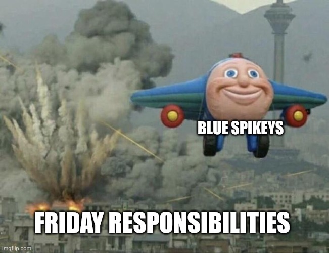 DaxxGoesFace's tweet photo. Friday escapism!
Thanks for the freedom @thepdhpod
#PDH
#BlueSpikeys
#IYKYK https://t.co/4SJCGlOIAk