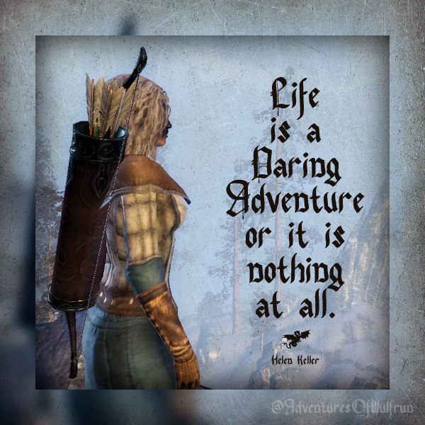 SueOestmann's tweet photo. #AdventuresOfWulfrun #FollowYourBliss #BringBackCloaks #BeYourself #NotesToSelf #StormForgedAlliance #ESOFam #TESOnline
#BeSmart #BeKind #BeSafe ๐น๐บ๐๐ฐ๐ก๏ธ
Follow @jakestormoen, #ESOVoiceActor
https://t.co/CZ0DzT1I1l
#JakesChoice- Tuesdays- noon pt
#ESOstreams-Thursdays- noon pt https://t.co/H0OBKYrLJ7