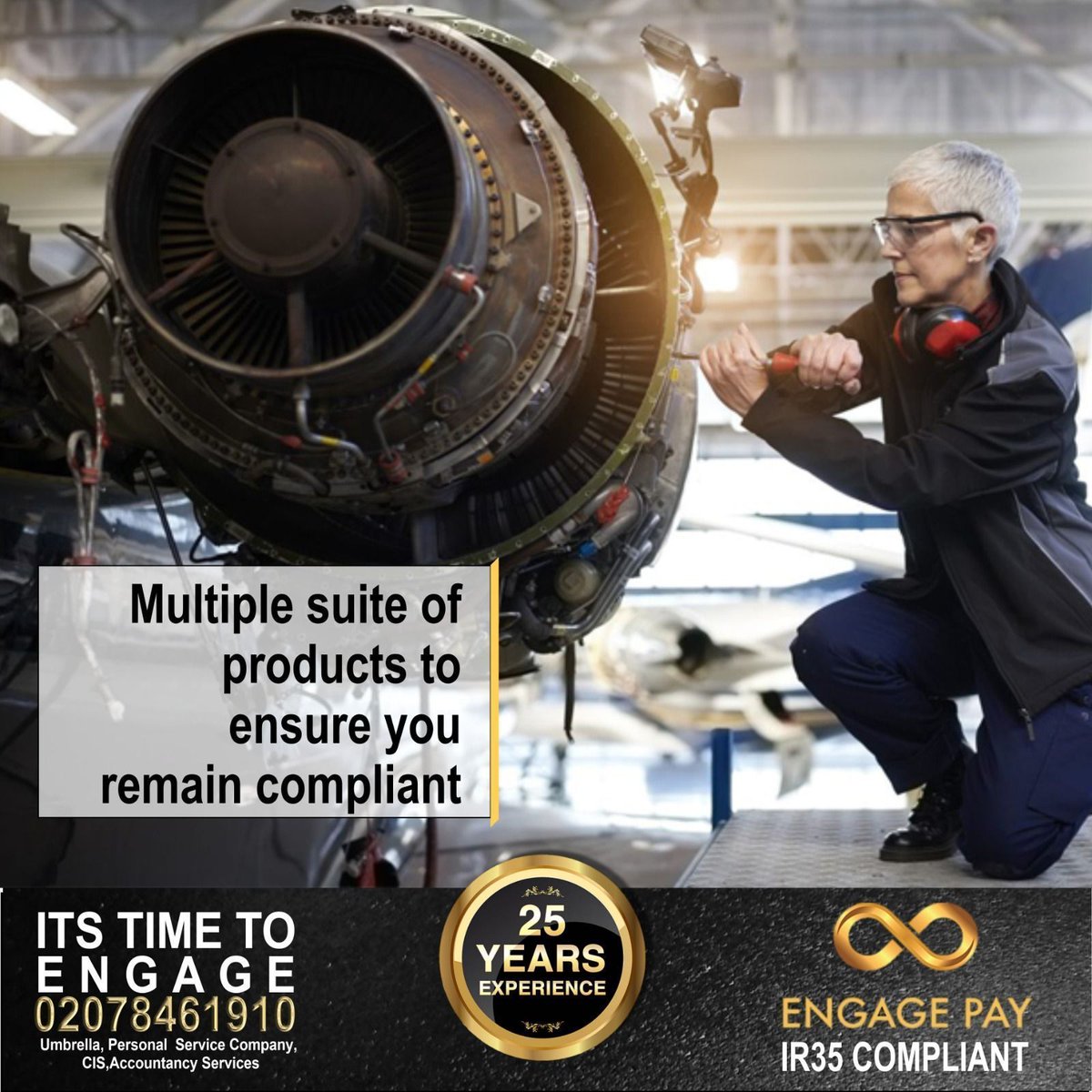 Our team at Engage has a number of compliant solutions built around the contractor.
Call 0207 846 1910…2024 is your time to Engage 

#payroll #accounting #recruiters #recruitmentconsultant #smallbusiness #accountant #payrollservices #umbrellacompany #businessowner #accountants