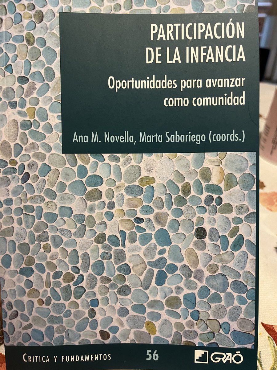 Durante #2023 desde Guardianes por la vida participamos del libro “Participación de la infancia: oportunidades para avanzar como sociedad” coordinado por la profes <a href="/ananovella/">Ana Novella F.</a> y <a href="/martasabariego/">Marta SabariegoPuig</a> y por fin lo tengo en mis manos! 

Gracias por amplificar nuestras voces!