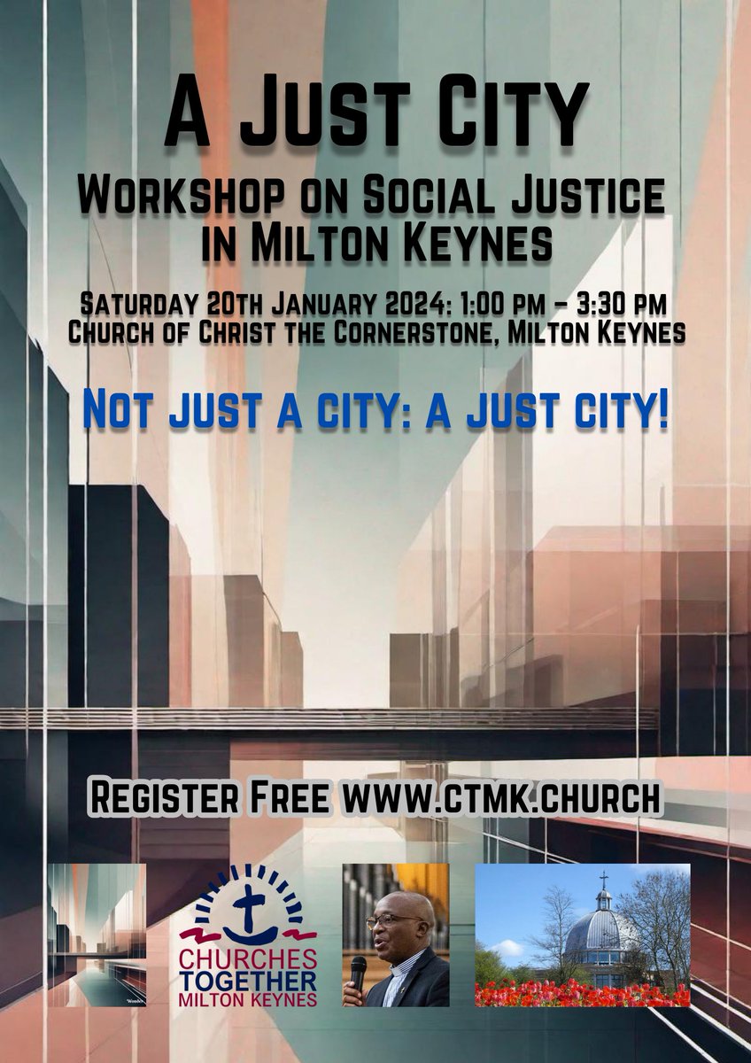 Further details, incl how to register for this event, on the Churches Together in Milton Keynes website <a href="/fromCTMK/">Churches Together in Milton Keynes</a>:

ctmk.church/2024/01/a-just…

One of our events for the Week of Prayer for Christian Unity #WPCU2024