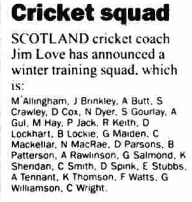 Scottish Cricket Past Present and Future tweet media